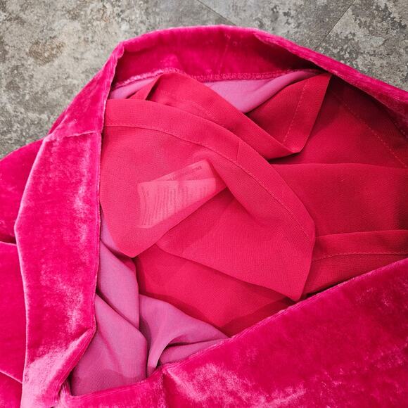 J.crew Pink Drapey Velvet Camisole Top Size Small - Picture 7 of 9